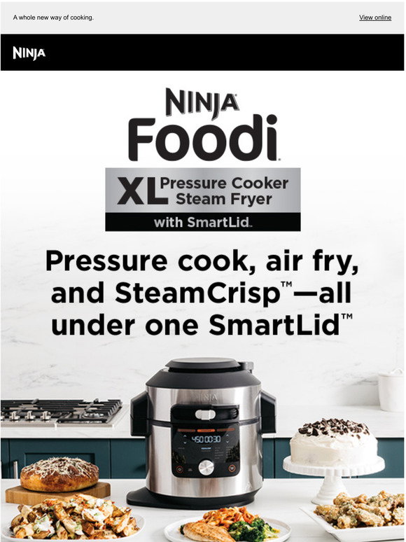 Ninja Kitchen Meet the Ninja Foodi XL Pressure Cooker Steam Fryer with