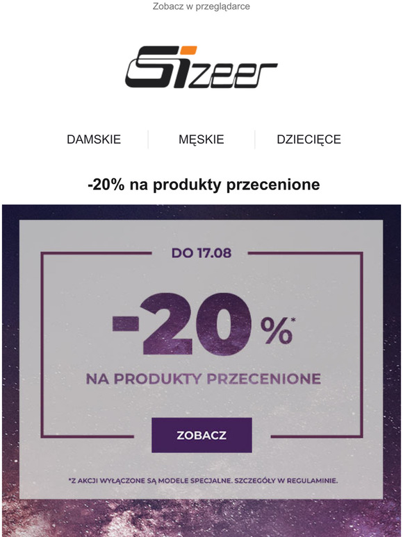 Halo, tu Ziemia! -20% na przecenione produkty