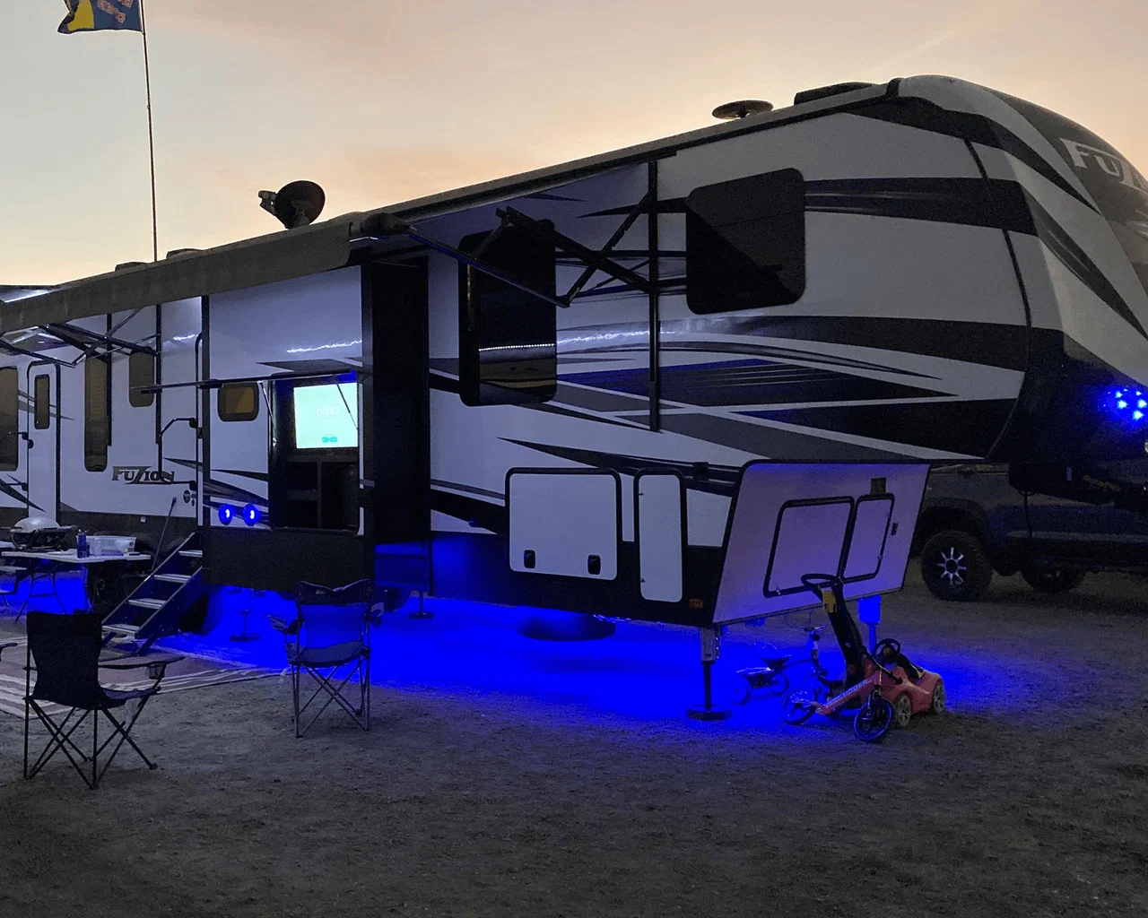 Image of Full-Perimeter RV Under-Glow LED Light Kit