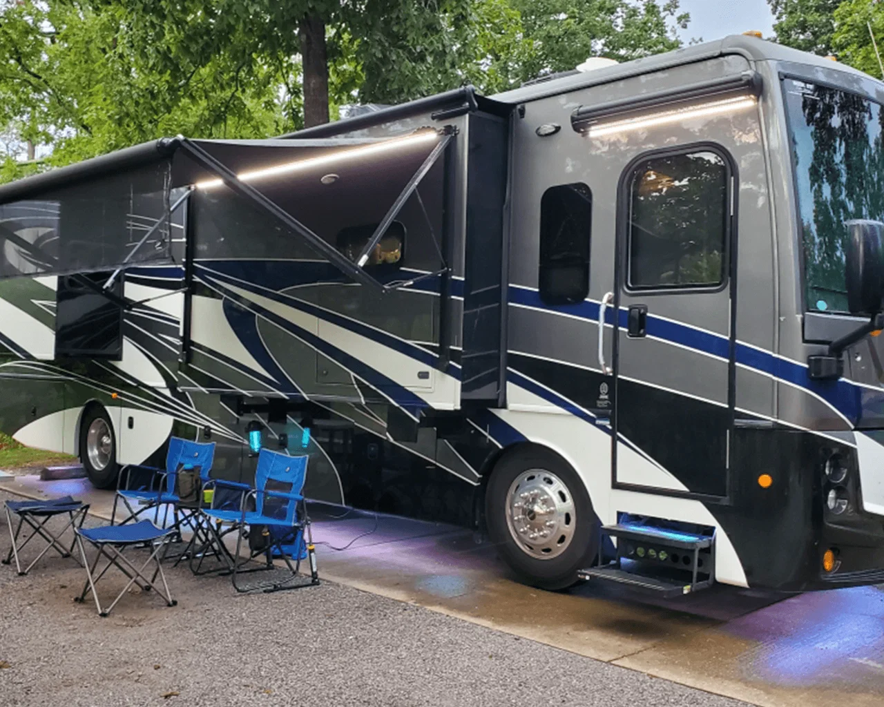 Image of Multi-Color RGBWW LED Awning Kit for RVs