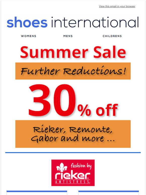 Further Reductions in Our Sale - 30% Off Many Brands