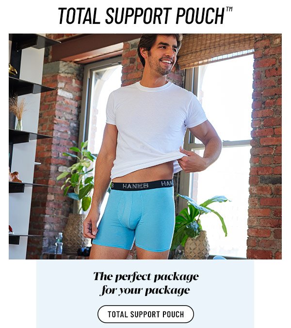 hanes: Don't Drop the Ball on Comfort, Shop our Total Support Pouch!
