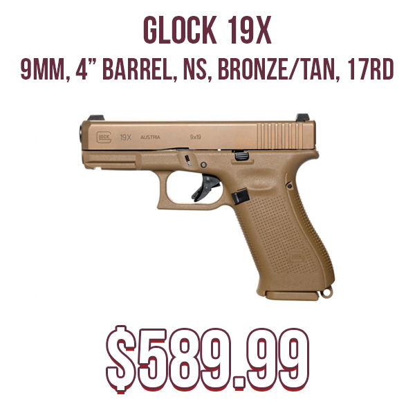 Glock 19X available at Impact Guns!