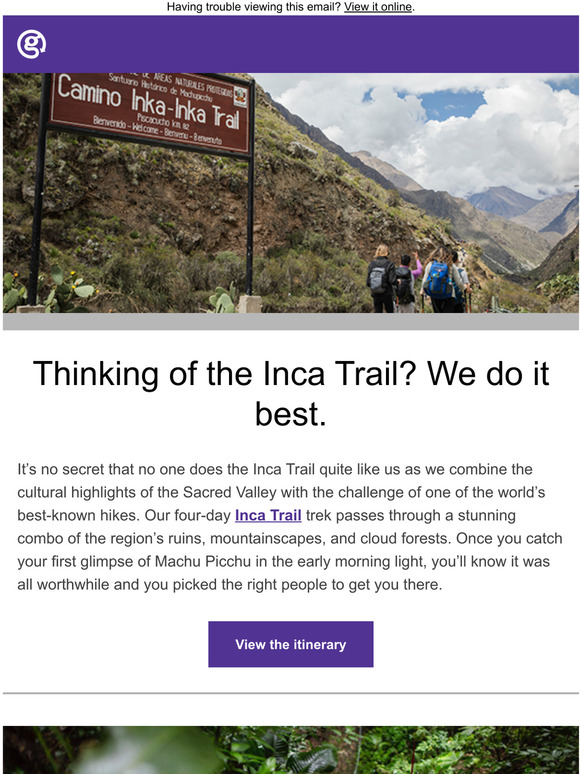 Conquer the Inca Trail or kick back in Costa Rica?