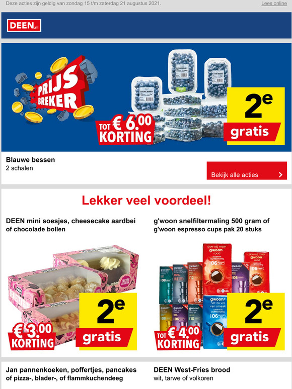 Weekacties bij DEEN