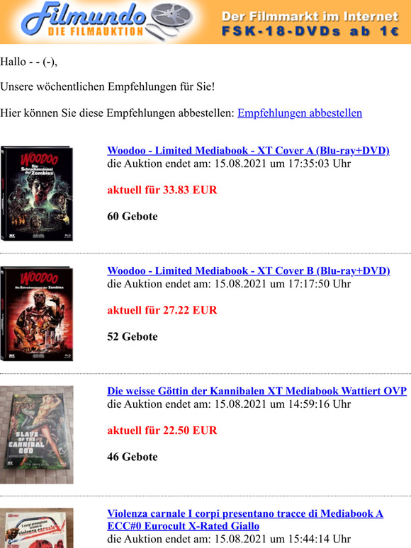 Filmundo.de - unsere Film Empfehlungen fr Sie