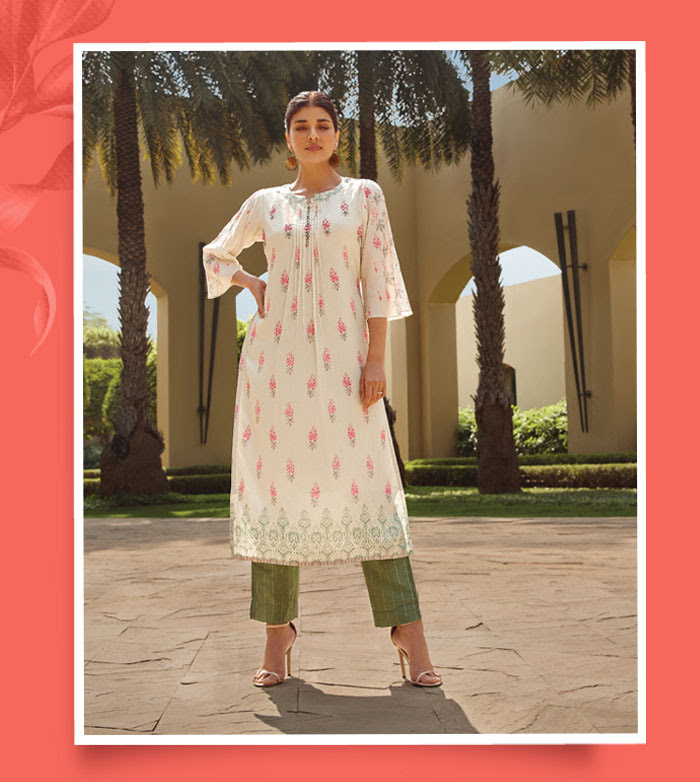 Soch Women Teal Floral Embroidered Kurta with Trousers & With Dupatta -  Absolutely Desi