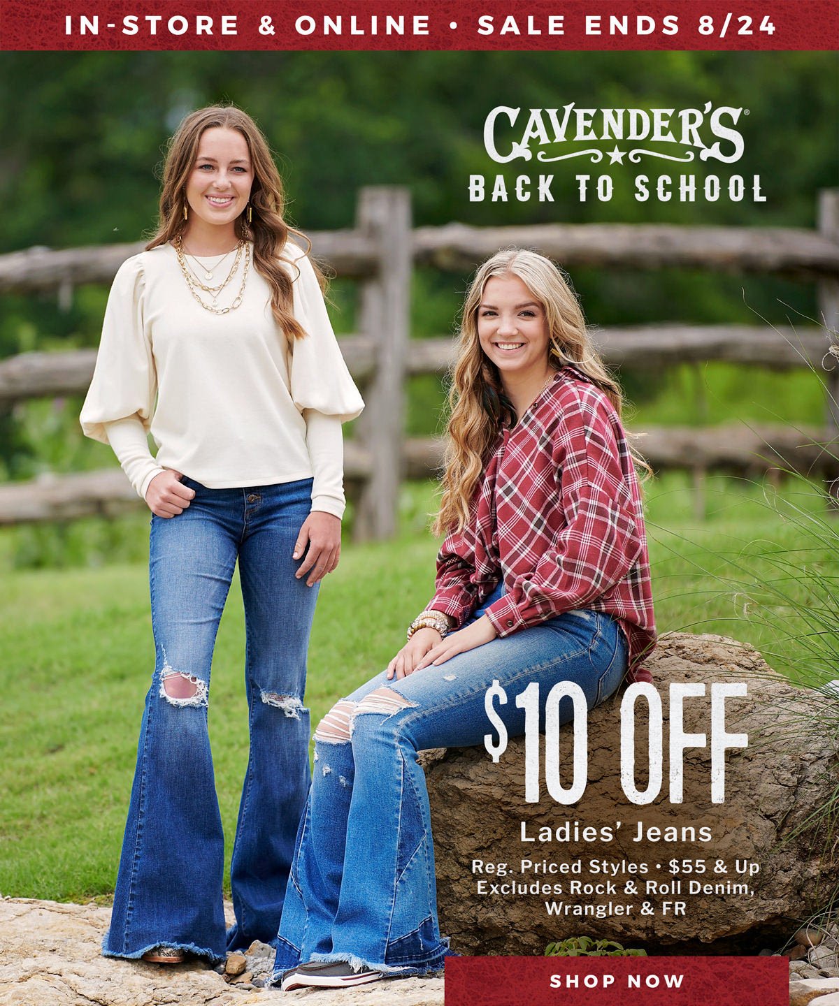 Cavender's: Bags and Blues for Back to School | Milled