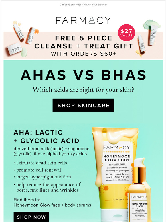 farmacybeauty Choose the best acids for your skin Milled