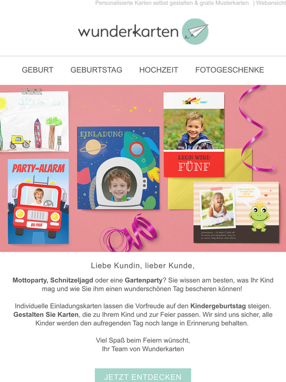 Kindergeburtstag feiern: Los gehts!
