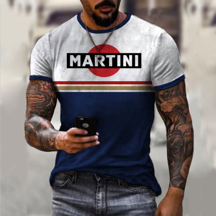 Men's Retro Martini Racing T-Shirt