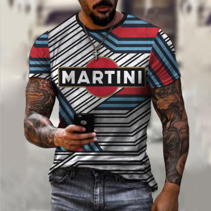 Men's Retro Martini Racing T-Shirt