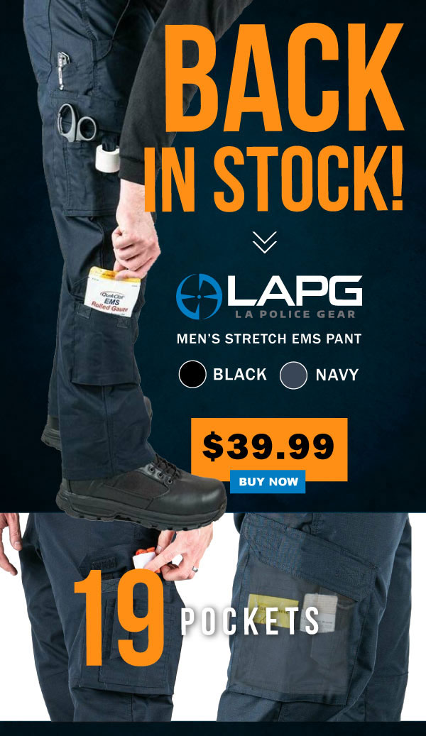 LA Police Gear Men's Stretch EMS Pants