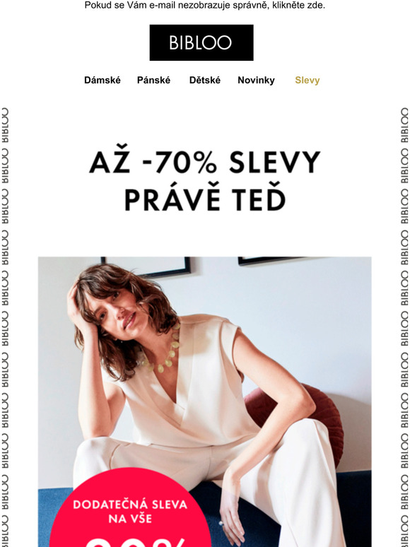Slevy na BIBLOO nekon! Extra sleva 20 % plat na ve