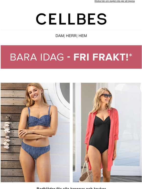 Bara idag! Fri frakt pa alla kop!