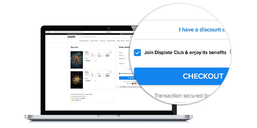 How to join Displate Club