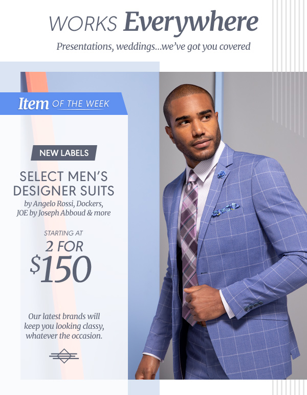 k&g fashion men's suits