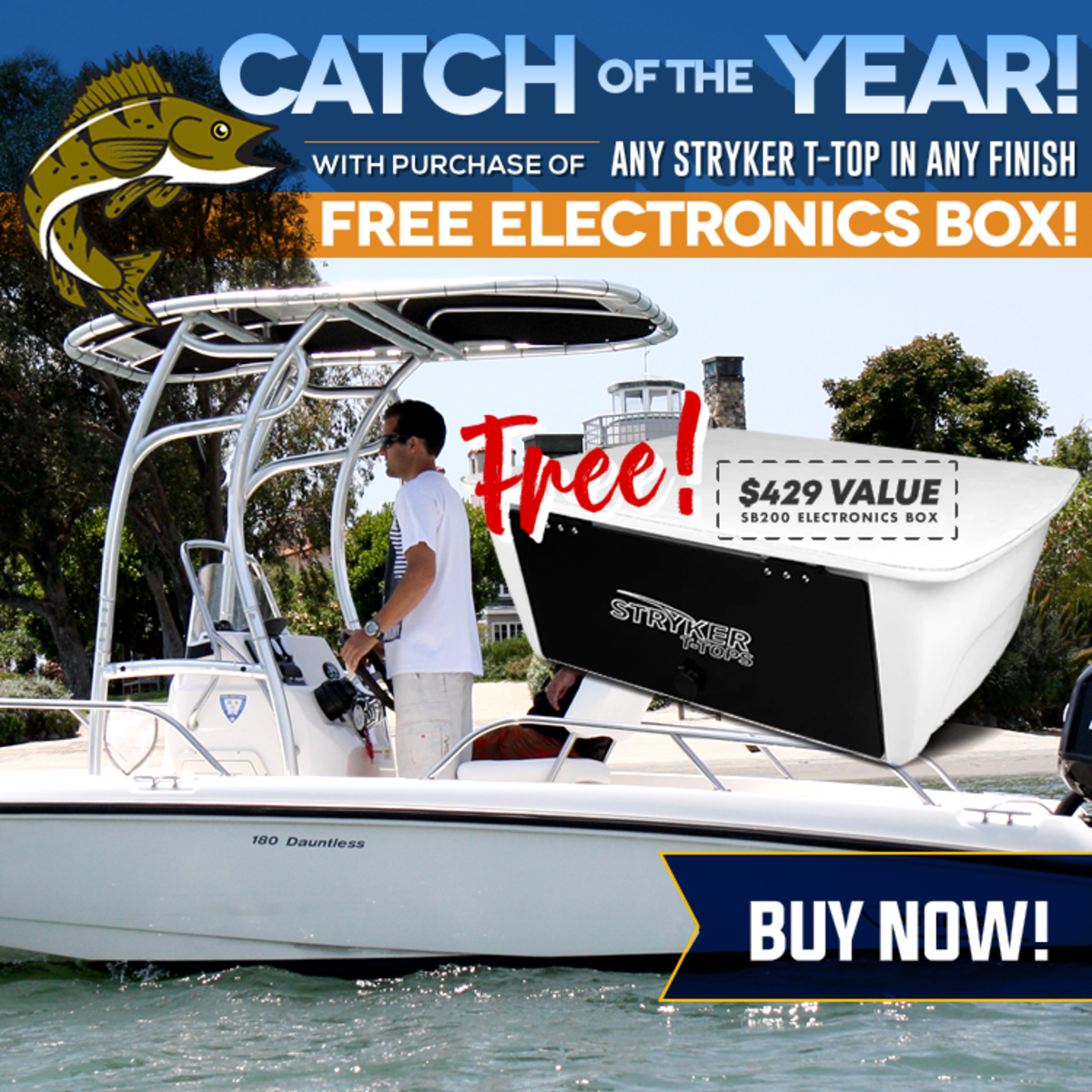Stryker T-Tops: Big Sale on Boat & T-Top Accessories at Stryker