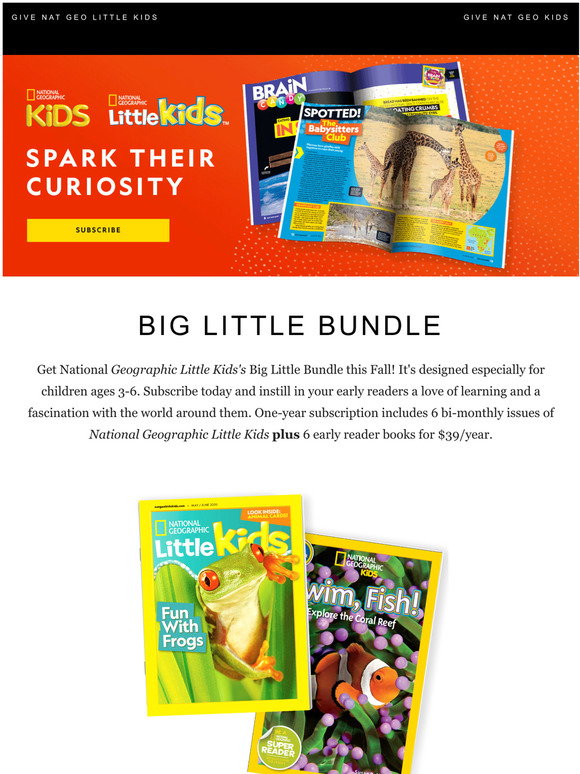 National Geographic: Spark their curiosity with Nat Geo Little Kids and ...