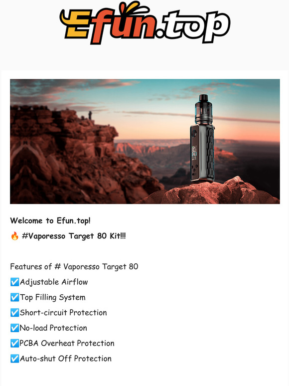 Vaporesso Target 80 Kit New Arrival