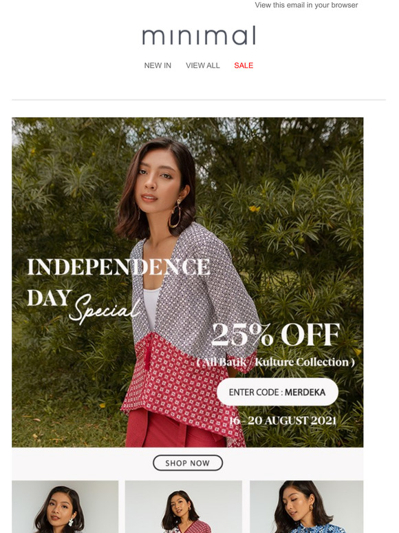 INDEPENDENCE DAY SPECIAL: 25% OFF all Kulture collection