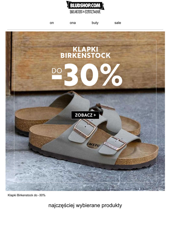  Klapki Birkenstock do -30%