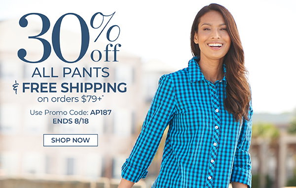 Appleseeds: 30% Off ALL PANTS? Thats 