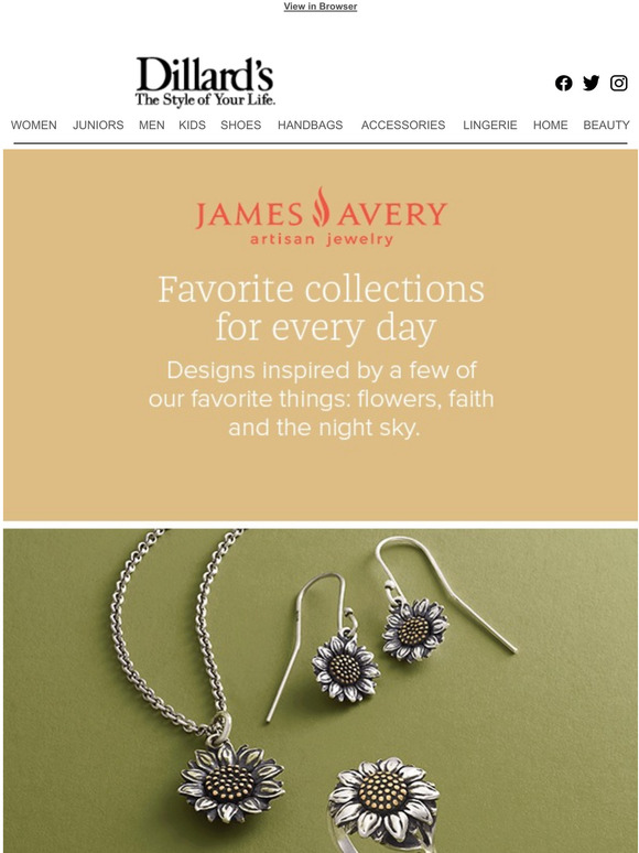 Dillards James Avery Favorite Collections for Every Day Milled