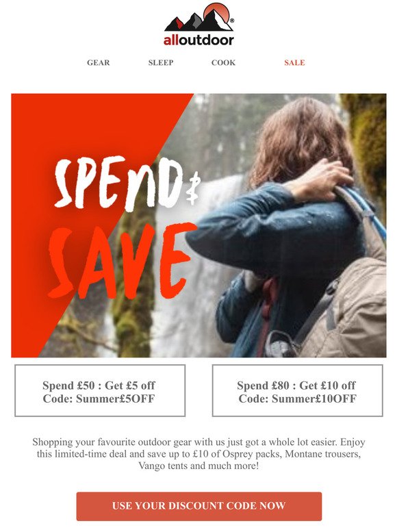  Your outdoor adventure starts with awesome savings