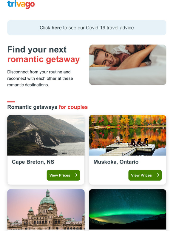 Romantic getaway for two?