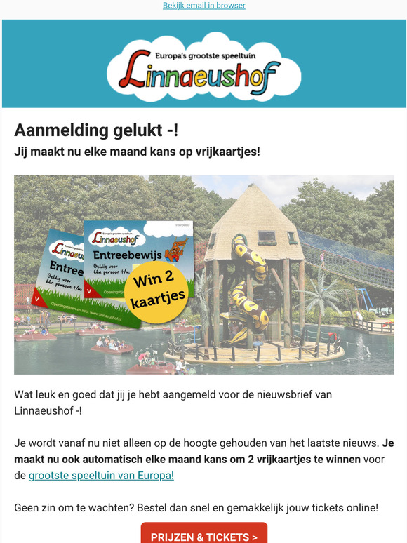Aanmelding gelukt!