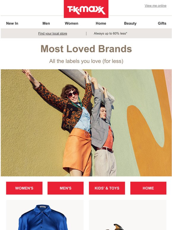 TK Maxx: We these brands | Milled