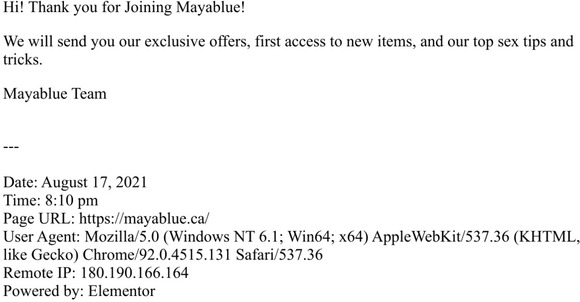 Welcome to Mayablue