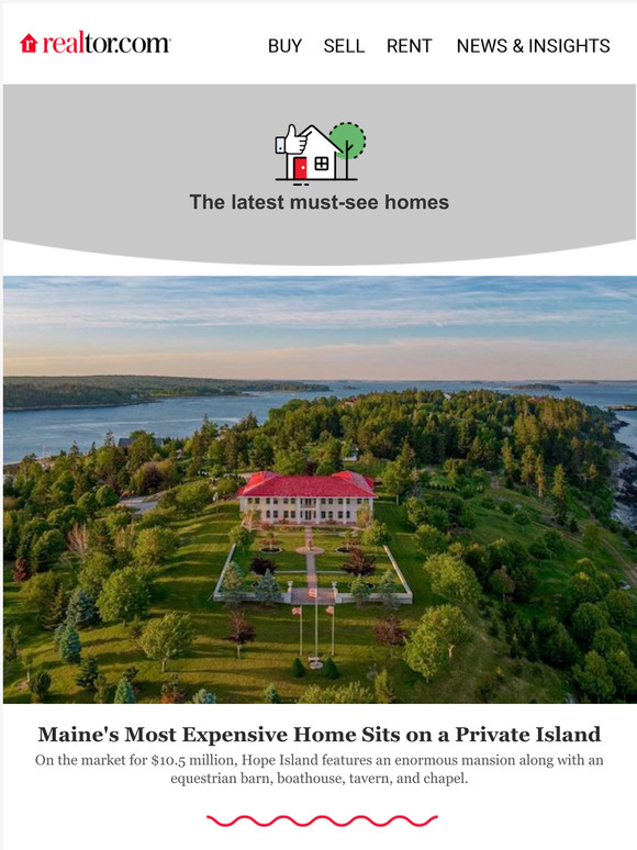Maine's most expensive home sits on a private island, a custombuilt castle in