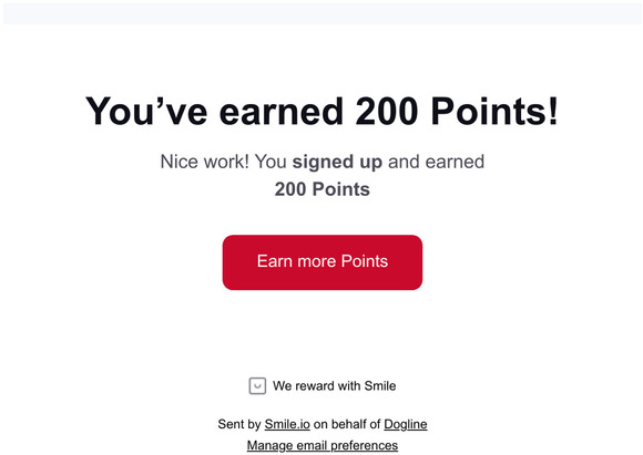 Youve earned 200 Points!