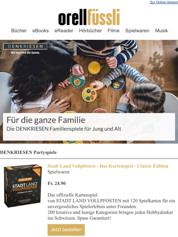 Die Denkriesen Familienspiele fr jung und alt