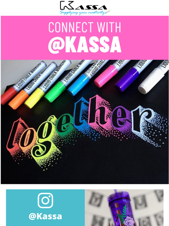 Kassa: 15% OFF Kassa Metallic Chalk Markers on