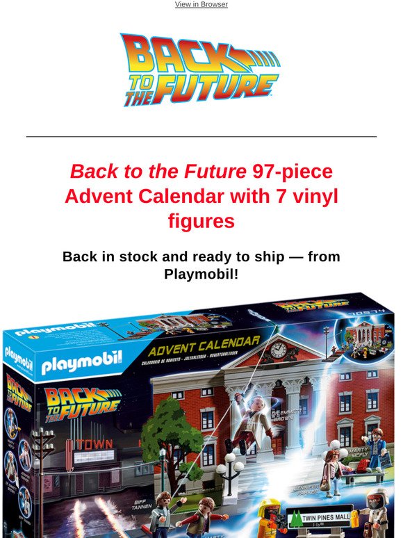 PLAYMOBIL Advent Calendar - Back to the Future III
