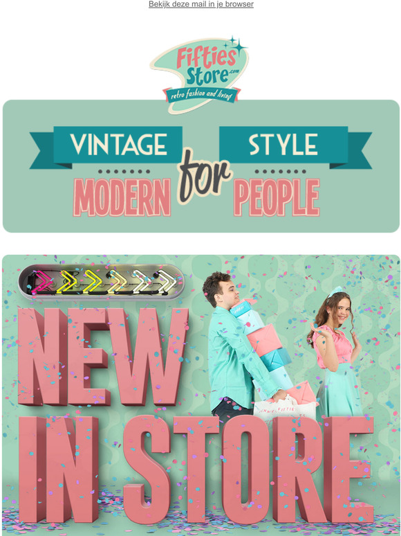 De nieuwste retro producten in de shop!