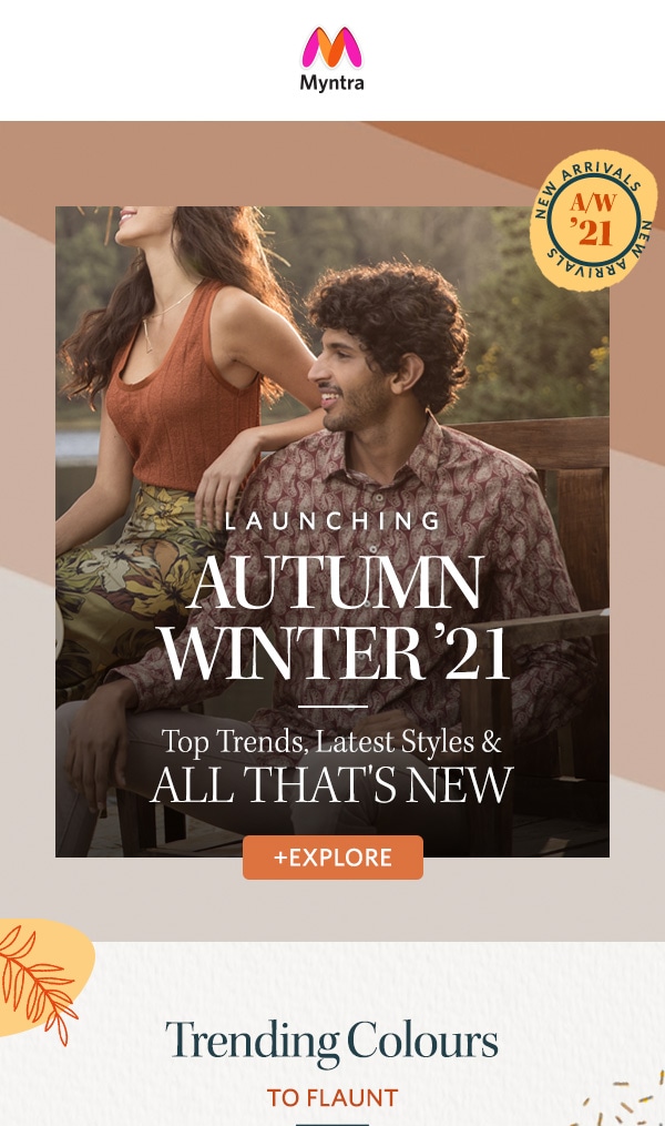 Myntra: Launching Autumn-Winter'21 Collection