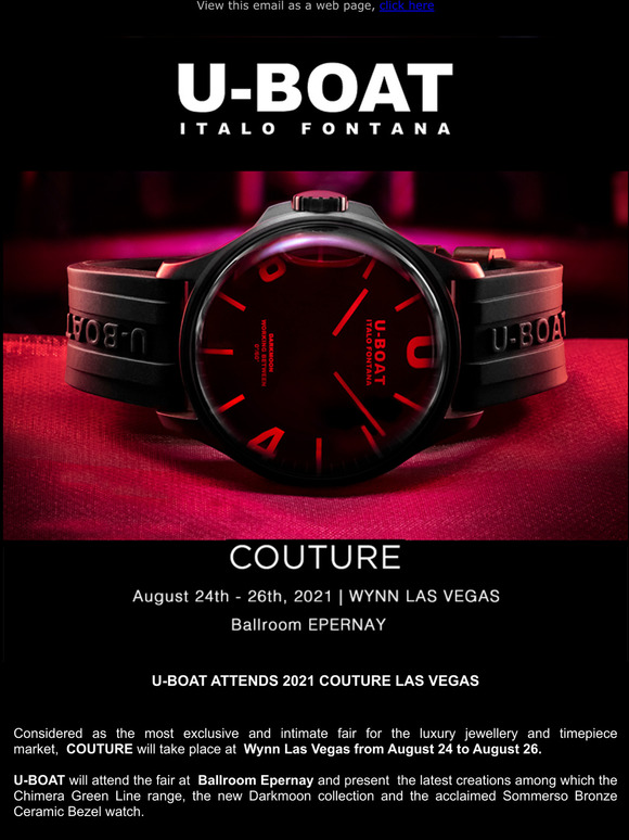 U-BOAT ATTENDS 2021 COUTURE LAS VEGAS