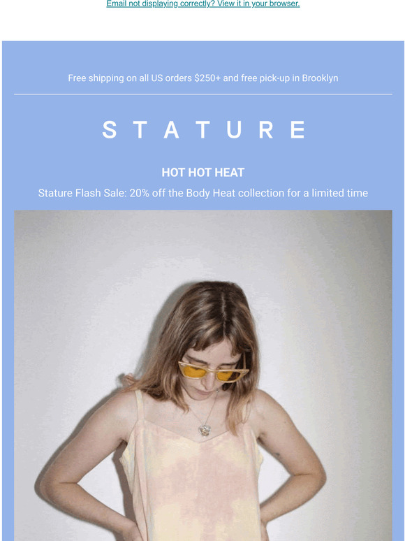 FLASH SALE: 20% off our Body Heat collection