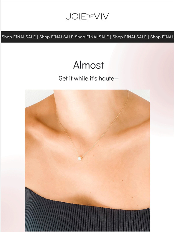 Almost Sold Out...! 