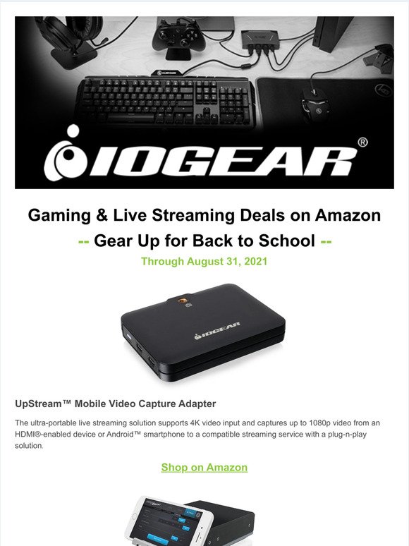 Gaming & Streaming from IOGEAR