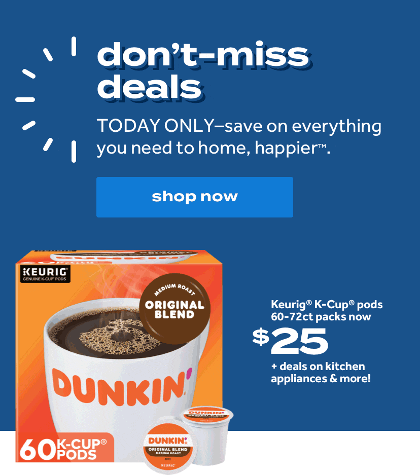 Bed Bath & Beyond Coupon enclosed + Dontmiss deal Keurig KCup pods