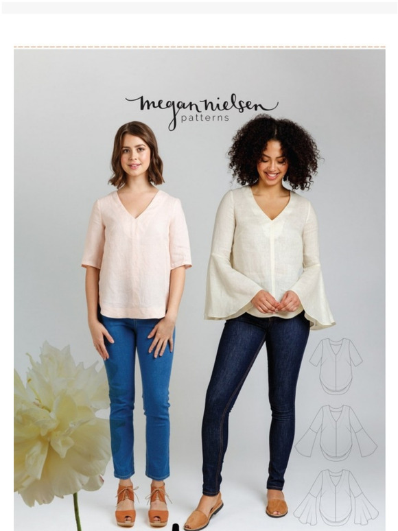 Minerva Sewing Pattern Spotlight Megan Nielsen Dove Blouse Milled