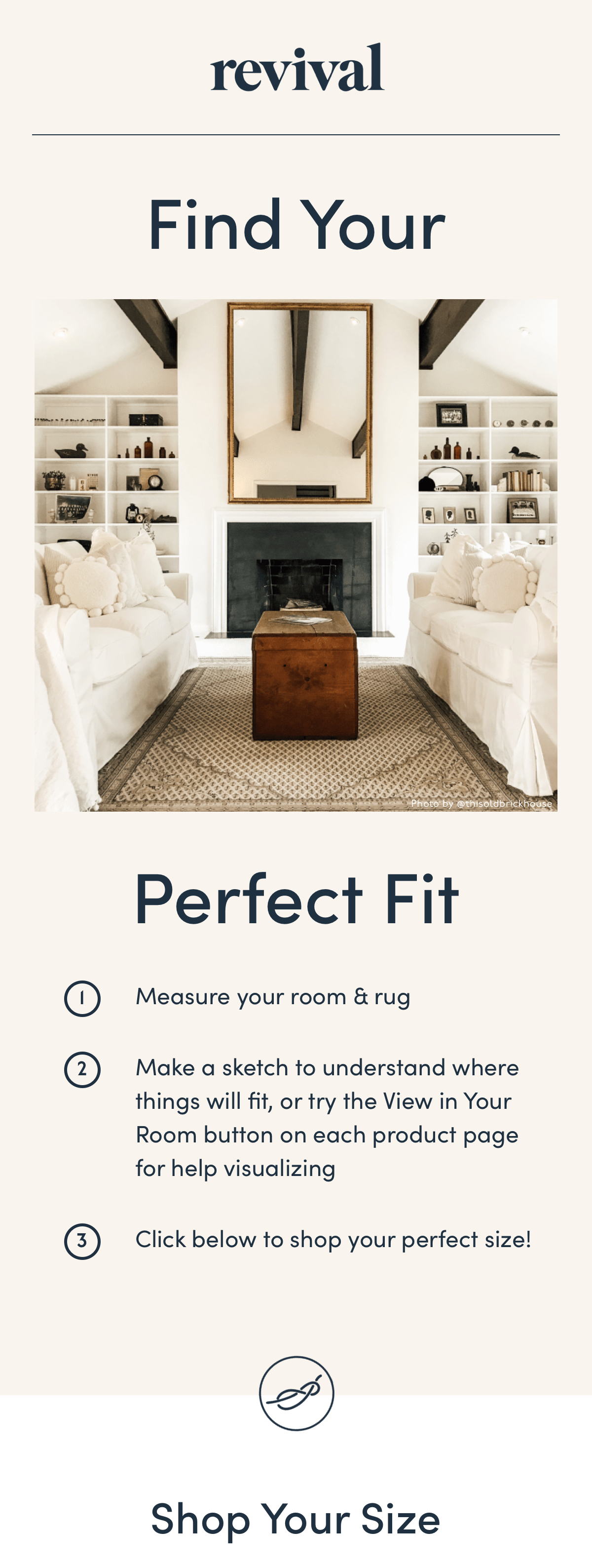 Revival Rugs Inc What size rug is right? Milled