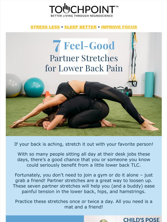 Lower back partner online stretches