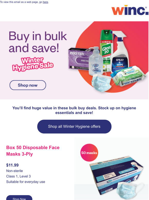 Staples: Just landed: huge value with hygiene bundle packs. | Milled