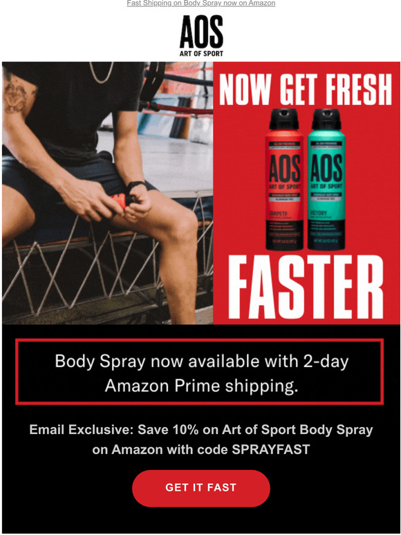 Need Body Spray? Get it faster!  (coupon inside)